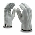 Cordova Cowhide Grain & Split Leather Drivers, Select Grain Cowhide, Gloves, S, 12PK 8210AS